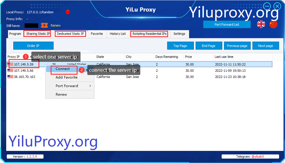 select and connect ip select and connect ip