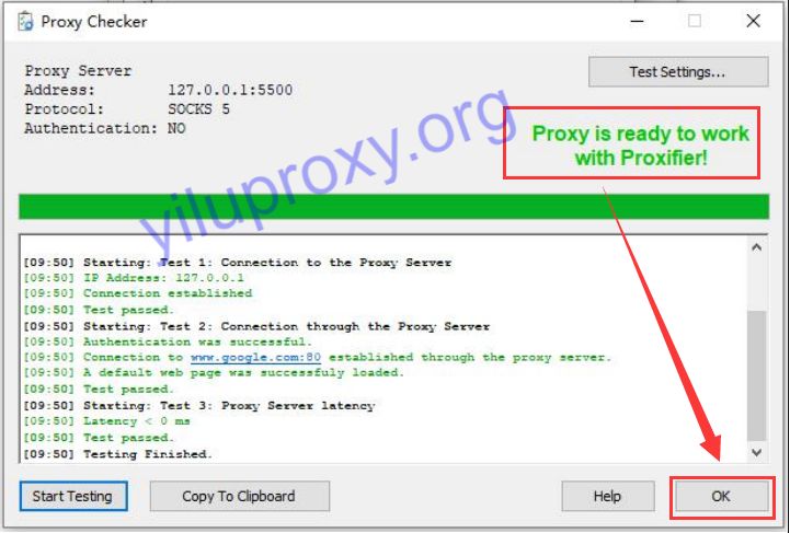 Check proxy