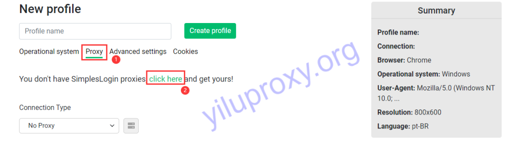 set proxy