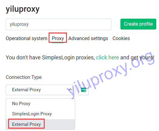 external proxy