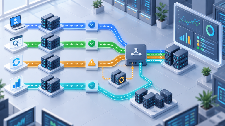 Proxy traffic segmentation lanes for login validation retries and scaling traffic