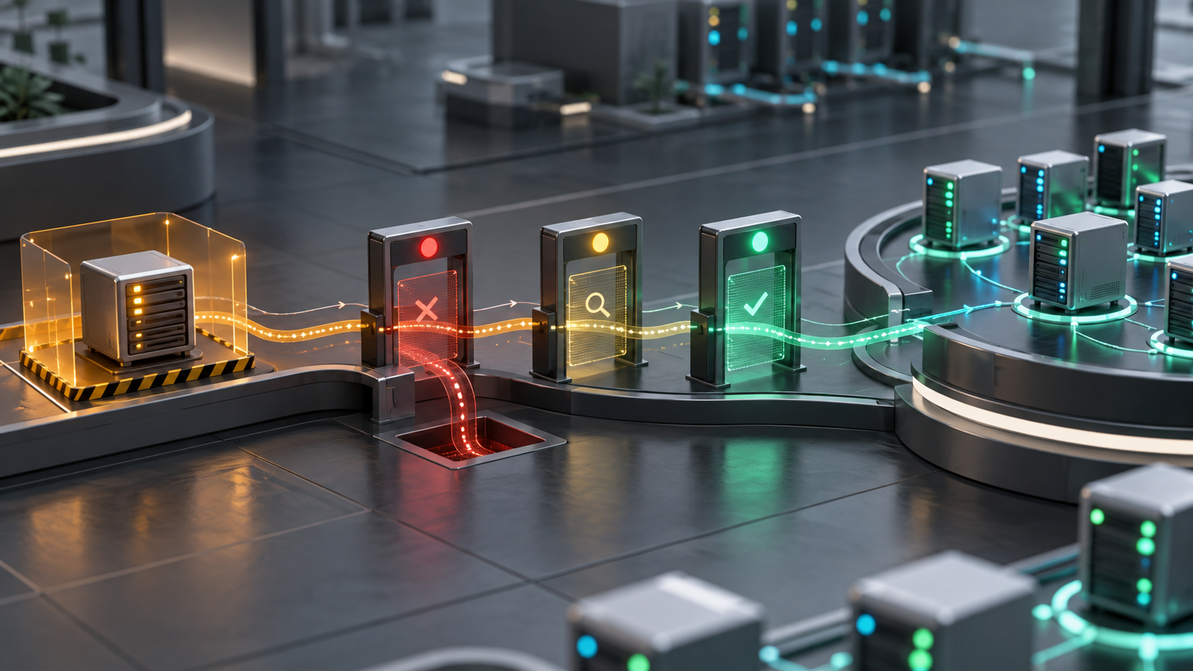 Proxy exit moving through quarantine validation before returning to a healthy IP pool