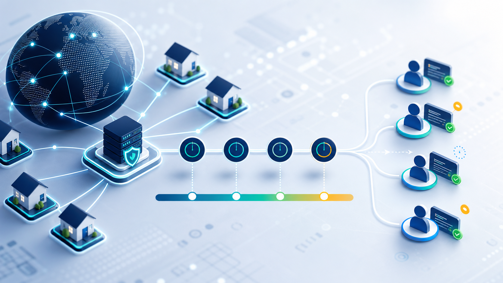 Sticky residential proxy session length and account workflow continuity diagram
