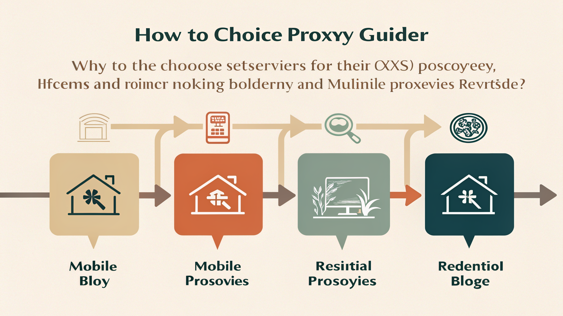 Decision checklist for choosing mobile proxies or residential proxies