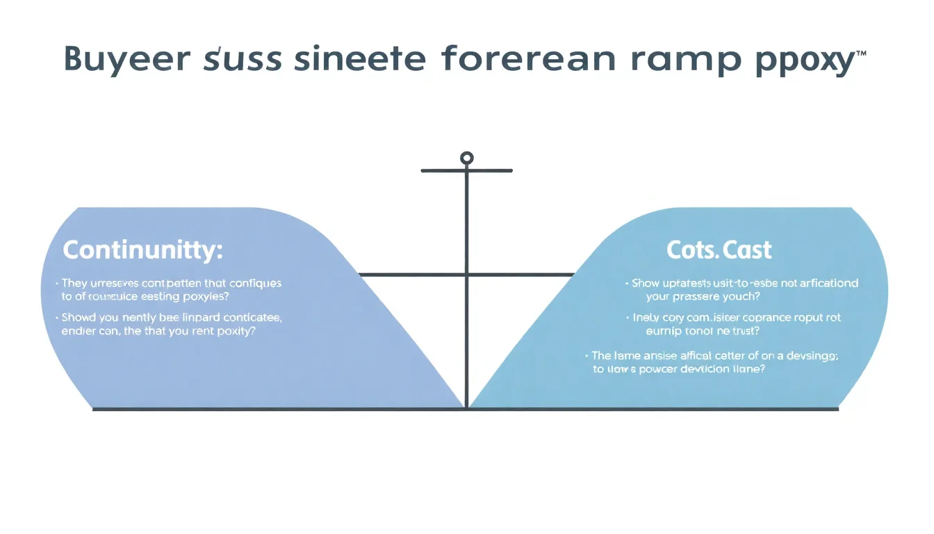 Inline visual for four buyer questions before purchasing proxies